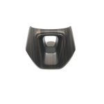 For Toyota CHR C-HR 2024 2025 ABS Carbon Fiber Center Console Steering Wheel Decorative Button cover trim Interior Accessories ABS carbonfiber A gray