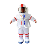 T&auml;iskasvanu astronaut t&auml;ispuhutav kost&uuml;&uuml;m kosmoser&uuml;&uuml; multifilmikost&uuml;&uuml;m kosmoser&uuml;&uuml; nukk kost&uuml;&uuml;m lavastus kost&uuml;&uuml;m One size fits all white