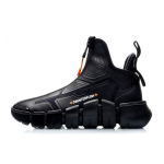 Li Ning CF Slip Resistant Abrasion Resistant High top Basketball Shoes Men's Black AGBP101-2 41