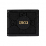 GUCCI Off The Grid OTG Eco Collection Trendy Recommendation Nylon and Leather Combination Wallet Men's Style Black Gift Set(Basic Set+Box+Shopping Bag) must