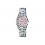 CASIO Naiste Standardseeria Roosa Kell LTP-V002D-4B LTP-V002D-4B Regular Watch Box