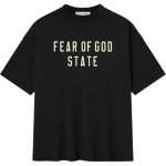 Fear of God Essentials 90ndate l&otilde;ikega T-s&auml;rk Jet Black Unisex Topid 125SP254470F M
