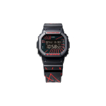 CASIO Meeste G-SQUAD Seeria Must Kell DW-5600KUA22-1PF Black Dial