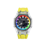 CASIO Unisex vedelkristall, analoog-kahekordse n&auml;iduga seeria 48,5 mm must kell GA-2100-7A(Watch8--) Regular Watch Box