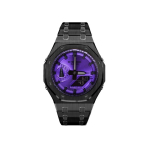 CASIO Unisex vedelkristall, analoog topeltn&auml;iduga seeria 48,5 mm lilla kell GA-2100-1A1(Watch8--) purple