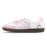 Adidas Originals SAMBA OG Libisemisvastased Kulumiskindlad Madalad Rula Kingad Unisex Valge Roosa B75806(Team116-ad) 38⅔
