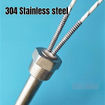220V DN15/DN20 Keermega Kassetk&uuml;ttekeha K&uuml;tteelement Kuumale Varrale K&uuml;ttekeha Asendus 15/20/25/30/35/40/50cm 500-3000W DN15 300mm 1000W gray