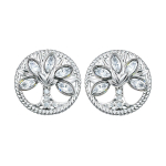 Swarovski Symbolic Brilliant Elupuu Roodiumiga kaetud Naiste Ehted Valge 5540301 White