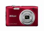 Nikon COOLPIX A100 Digitaalne 5x Optiline Punane [Renoveeritud] Kaamera, Suum, 20,05 Megapikslit, (A100RD) punane