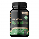 Spirulina pulbri kapslid, parim puhas veganvalk, aitavad keha detoksifitseerida, sobivad t&auml;iskasvanutele. 120