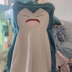 200/150cm Aoger Hiiglaslik Snorlax Palusm&auml;nguasjad Kawaii Pehme Snorlax Nahast Kest Palusm&auml;nguasi ILMA T&Auml;IDISETA Padi Kingitused Lastele Pokemon 100cm
