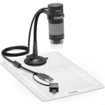 Plugable USB digitaalne mikroskoop sisaldab eemaldatavat vaatlusosa, &uuml;hildub 2.0-ga (2MP, 10x/250x suurendus) - plaat, Windows, macOS, Linux, iPad, valge