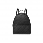 Michael Kors MK Sheila l&otilde;uendist seljakott h&otilde;bedaste detailide ja t&otilde;mblukuga Sulgemine Naiste seljakotid Must 35H3S6HB6B-BLACK Basic Set (Bag+Dust Bag)