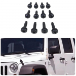 12 tk Tuuleklaasi Raami Hinge Kruvipoldid Sobivad Jeep Wrangler JK 2007&ndash;2017 jaoks
