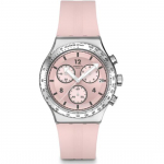 Swatch Meeste Naiste Kronograafkell Popilt Roosa YVS532 roosa