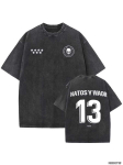 R&auml;ppar NATOS WAOR T-s&auml;rk meestele Albumi Merch Puuvillane &Uuml;le suuruse T-s&auml;rk Vintage Pesuga NW L gray