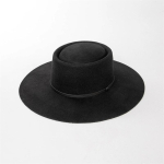 202602-HH2106B ins stiilne talvine villvilt 9,5 cm laia &auml;&auml;rega PU rihmaga fedora m&uuml;ts m&uuml;ts meestele naistele vabaaja panama jazz m&uuml;ts head size 57cm pruun