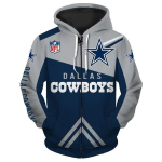 NFL-i teemaline mitmev&auml;rviline s&uuml;gisene meeste kapuutsiga jakk 5XL gray