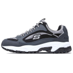 Skechers Stamina V&otilde;rkriidest Mugavad Mitmek&uuml;lgsed P&otilde;rutust Summutavad Vastupidavad Hingavad Madalad Isa Kingad Meeste toss Must 51286-NVBK 39.5