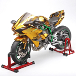 2026 XLG &Uuml;lisuur Uus 1:6 Kawasaki Ninja H2R Superbike - Sulamist mudel s&uuml;&uuml;tel&uuml;litiga ja realistliku suitsuefektiga Kogutav kingitusmudel kuld