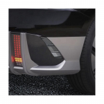 Hyundai IONIQ 6 jaoks + Auto tagumised udutulede lambiribad Sisekate Kattekleebised Tagumise kaitseraua spoiler