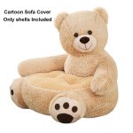 V&auml;ike Panda Multikas Diivanitool Karu Part Loom Pehme Laste Karu Diivanitool Ergonoomiline Mugav Puuvillane Pestav Diivan beige