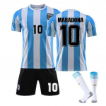 Jalgpallikomplekt jalgpalli MM-iks Lastele/t&auml;iskasvanutele Argentiinas Komplekt W 1986-Maradona 24# 25-26