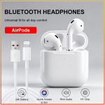 Apple AirPods 2. p&otilde;lvkonna juhtmevabad Bluetooth-k&otilde;rvaklapid H1 kiibiga Siri juurdep&auml;&auml;s 24H aku Stereo In-Ear k&otilde;rvaklapid Lightning laadimiskarbikuga valge