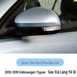 S&uuml;sinikkiust tahavaatepeegli kate 2010-2016 Volkswagen Tiguan, Sharan, Yeti jaoks gray