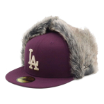 New Era 59FIFTY Dogear LA Los Angeles ONSPOTZ LA Suurus 7 M&uuml;ts, Dodgers, Eksklusiivne, Ploomiv&auml;rvi, 1/4 (MLB) gray