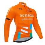 EUSKADI Professionaalne meeskond Kevadine pikkade varrukatega jalgrattas&auml;rgi komplekt Meeste jalgrattariided MTB jalgrattas&auml;rgi ja p&uuml;kste komplekt Ropa Ciclismo 4XL