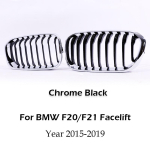 &Uuml;ks liistuga Nierakujuline iluv&otilde;re L&auml;ikiv Matt Must Kroom M-iluv&otilde;re BMW 1. seeriale F20 F21 Facelift 2015-2019 118d 120i M135 black
