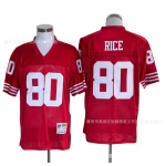 Retro NFL San Francisco 49ers Jalgpalli S&auml;rk T-s&auml;rk Mehed Naised Spordir&otilde;ivad Meeskonna F&auml;nni R&otilde;ivad XXXL white
