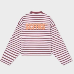kriimustus mood retro t&auml;navahoodies ins meeste ja naiste y2k retro triibuline mitmek&uuml;lgne dressipluus trend M white