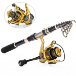 &Otilde;ngeritv ja spinningurull s&uuml;sinikkiust &otilde;ngeritv &otilde;ngeridv &otilde;ngeritv &otilde;uep&uuml;&uuml;givahendite jaoks 1.8mRod 1000Reel