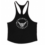 Muscleguys Kulturismi riided Aluss&auml;rk Meeste Puuvillane Fitness Stringer Singlets Vest L