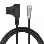 D-Tap to BMPCC 4K 2 kontaktiga lukustatav toitekaabel Blackmagic Pocket Cinema Camera 4K jaoks Sony jaoks Straight Wire must