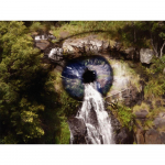 Teemanttikandid maastik kosk t&auml;ispuur Teemantmaaling maastik Silmapilt kivikivist 20X30CM