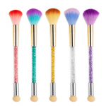 Kahe otsaga k&uuml;&uuml;nepuhastusharjad Nail Art Sponge Pen Manicure Tool