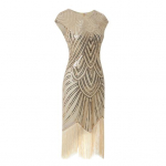 Lily Lady Vintage Sequins Tutid Varrukateta pidulik kokteil M sinine