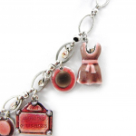 NOA [I2173] - Collier Cr&eacute;ateur 'Paris' rose marron Heleroosa