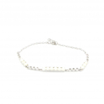 Les Tr&eacute;sors De Lily [I2624] - h&otilde;bedane k&auml;ev&otilde;ru  Goddess Opal  H&otilde;bevalge (roodiumiga kaetud) - 3 mm valge