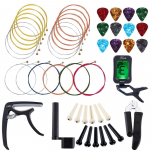Kit di cambio corde for chitarra Kit di accessor for chitarra Strumento mitmev&auml;rviline