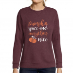 Ultrabasic Femme Imprime Graphique dressipluus Pumpkin Spice And Everything Nice Halloween Drole S kuristik