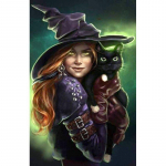 5D teemantmaal T&auml;is&uuml;mmargune teemanttikandid 20X30CM