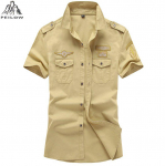 Meeste s&auml;rk 100 % puuvillane armee taktikaline s&auml;rk puuvillane vabaaja s&otilde;jav&auml;e stiilis s&auml;rgid, suur suurus 6xl 6XL