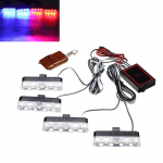 Punane Sinine Kollane Valge Auto esiv&otilde;re avariiv&auml;lgu hoiatustuli LED-vilklamp 3 režiim politsei tulet&otilde;rjujale