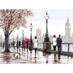 5D teemantmosaiik, puu maastik Teemantmaal T&auml;isruudukujuline &uuml;mmargune komplekt Teemanttikandid Rhinestone'i kodukaunistuse pildid Full Round 20X30CM punane