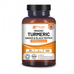 Kurkum Ginger Black Pepper 1440mg - 120 kapslit | &Uuml;hendkuningriik Valmistas Prowise Healthcare Pack of 1