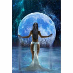 5D DIY Teemantmaali T&uuml;druku ja Kuu Ristpistes Komplekt Mosaiik Teemanttikandid Roos T&auml;is&uuml;mmargune/ruudukujuline puur Kodukaunistus Round 20x30cm